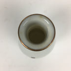 Japanese Porcelain Kutani Ware Sake Bottle Vtg Lidded Tokkuri Heian TS319
