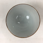 Japanese Porcelain Kutani Ware Sake Cup Vtg Guinomi Ochoko Red Gold Crane GU999