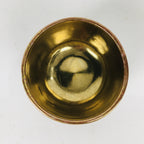 Japanese Porcelain Kutani Ware Sake Cup Vtg Guinomi Ochoko Red Gold GU927