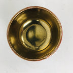 Japanese Porcelain Kutani Ware Sake Cup Vtg Guinomi Ochoko Red Gold GU929