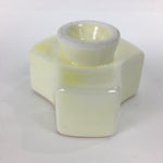 Japanese Porcelain Kyo Ware Small Bowl Cup Rickshaw Peony Flower Kobachi PP747