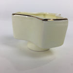 Japanese Porcelain Kyo Ware Small Bowl Cup Rickshaw Peony Flower Kobachi PP747