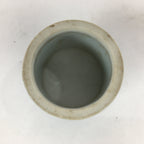 Japanese Porcelain Ladle Rest Lid Stand Tea Ceremony Vtg Futaoki Sometsuke TG143