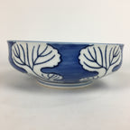 Japanese Porcelain Large Bowl Vtg Blue White Sometsuke Chrysanthemum PP553