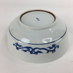 Japanese Porcelain Large Bowl Vtg Pottery White Blue Sometsuke Oobachi PP517