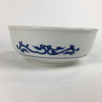Japanese Porcelain Large Bowl Vtg Pottery White Blue Sometsuke Oobachi PP517