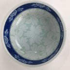 Japanese Porcelain Large Bowl Vtg Pottery White Blue Sometsuke Oobachi PP518