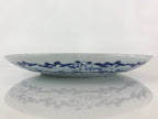 Japanese Porcelain Large Plate Vtg Blue Sometsuke Plate Ozara PY137