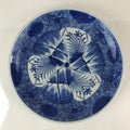 Japanese Porcelain Large Plate Vtg Blue Sometsuke Plate Ozara PY137