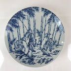 Japanese Porcelain Large Plate Vtg Hizen Tetsusaburo kiln Ozara PY138