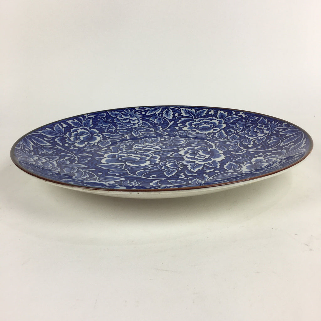 Japanese Porcelain Large Plate Vtg Pottery Centerpiece Serving Plate Ozara PP941