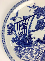 Japanese Porcelain Large Plate Vtg Pottery Centerpiece Serving Plate Ozara PP942