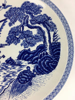 Japanese Porcelain Large Plate Vtg Pottery Centerpiece Serving Plate Ozara PP942