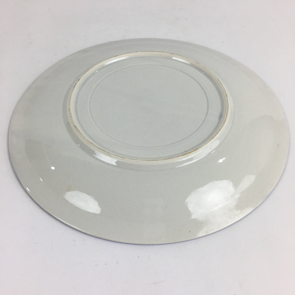Japanese Porcelain Large Plate Vtg Pottery Centerpiece Serving Plate Ozara PP943