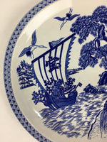 Japanese Porcelain Large Plate Vtg Pottery Centerpiece Serving Plate Ozara PP944