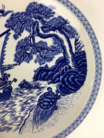 Japanese Porcelain Large Plate Vtg Pottery Centerpiece Serving Plate Ozara PP944