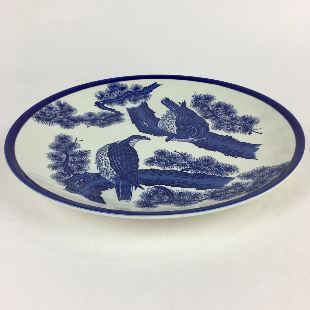 Japanese Porcelain Large Plate Vtg Pottery Centerpiece Serving Plate Ozara PP945