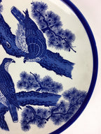 Japanese Porcelain Large Plate Vtg Pottery Centerpiece Serving Plate Ozara PP945