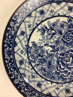 Japanese Porcelain Large Plate Vtg Pottery Centerpiece Serving Plate Ozara PP947