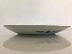 Japanese Porcelain Large Plate Vtg Sometsuke Blue Serving Plate Ozara PY228