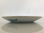 Japanese Porcelain Large Plate Vtg Sometsuke Blue Serving Plate Ozara PY228