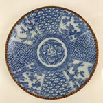Japanese Porcelain Large Plate Vtg Sometsuke Blue Serving Plate Ozara PY228