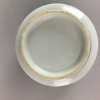 Japanese Porcelain Lidded Cup Vtg Sometsuke Blue White Traditional Pattern PT457