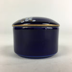 Japanese Porcelain Lidded Pot Vtg Fukagawa Small Bowl Blue Flower PP929