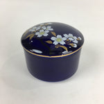 Japanese Porcelain Lidded Pot Vtg Fukagawa Small Bowl Blue Flower PP929