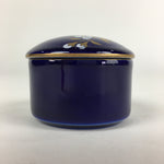 Japanese Porcelain Lidded Pot Vtg Fukagawa Small Bowl Blue Flower PP930