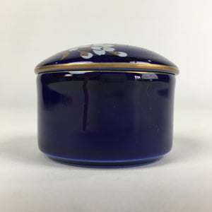 Japanese Porcelain Lidded Pot Vtg Fukagawa Small Bowl Blue Flower PP930