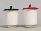 Japanese Porcelain Lidded Sake Cup 2pc Nagasaki Oura Church Christian PP412