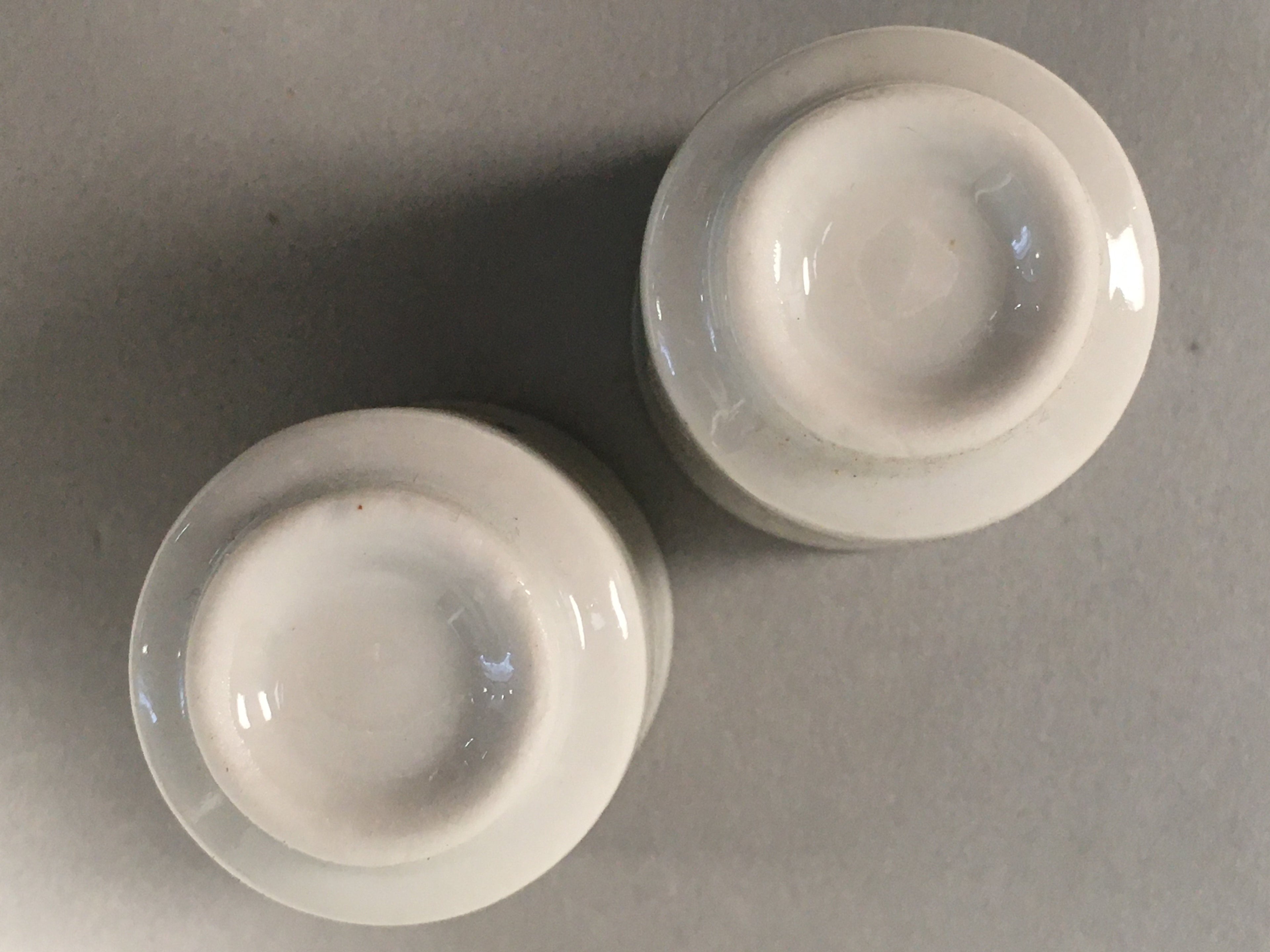 Japanese Porcelain Lidded Sake Cup 2pc Nagasaki Oura Church Christian PP412
