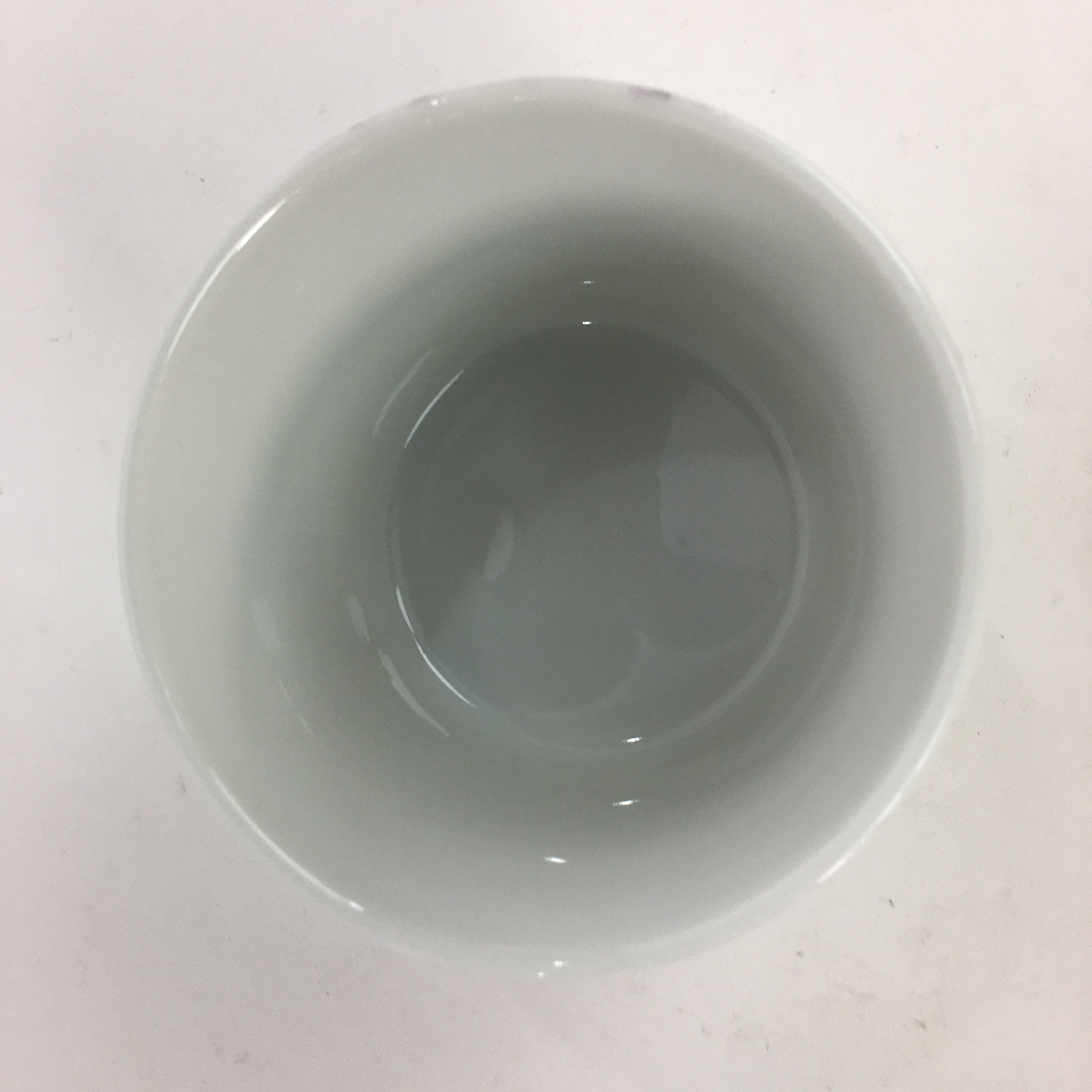 Japanese Porcelain Lidded Soup Bowl Cup Vtg Chawanmushi Red Bamboo PP531