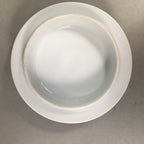 Japanese Porcelain Lidded Teacup Vtg Arita ware Yunomi Blue White Sencha PP415