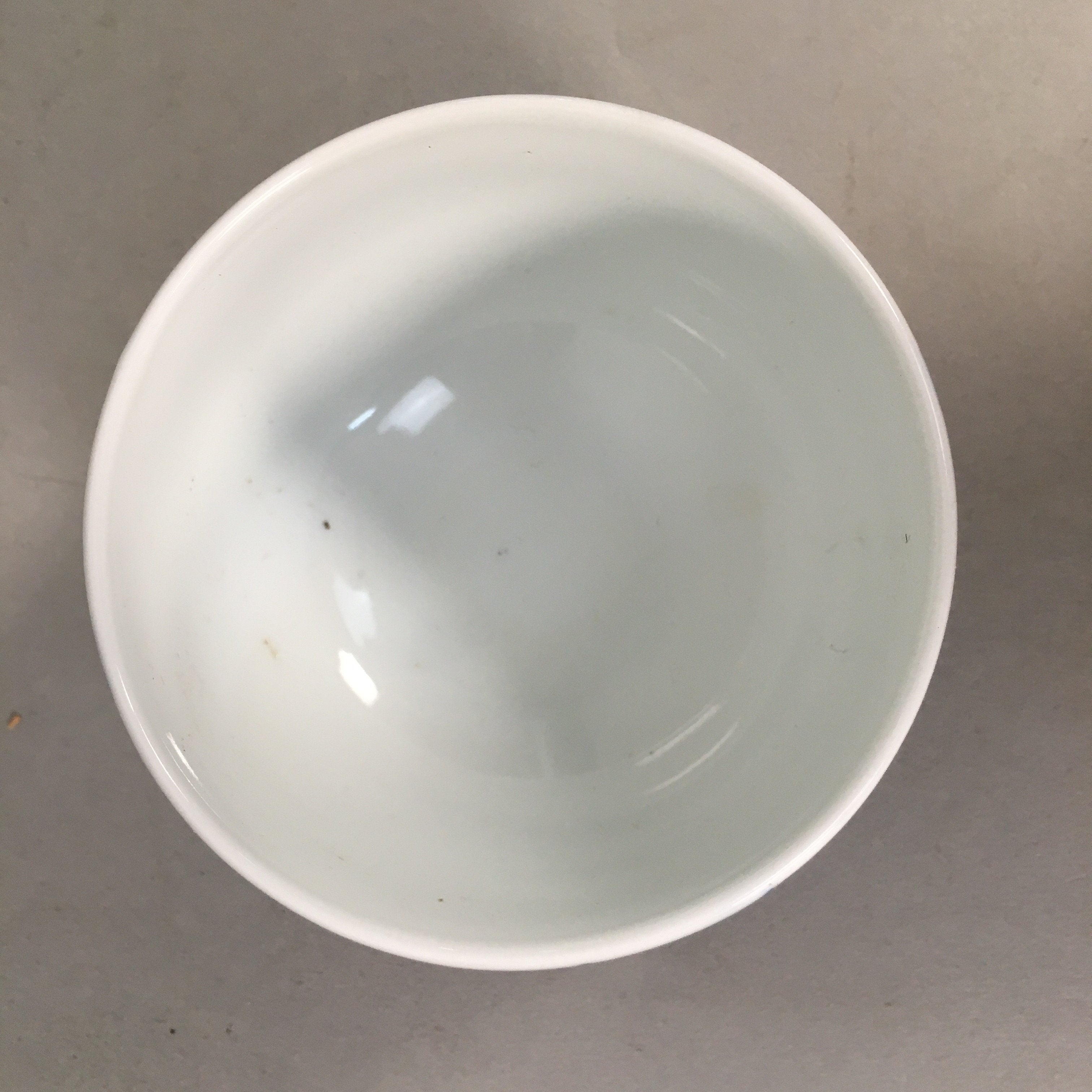 Japanese Porcelain Lidded Teacup Vtg Arita ware Yunomi Blue White Sencha PP416