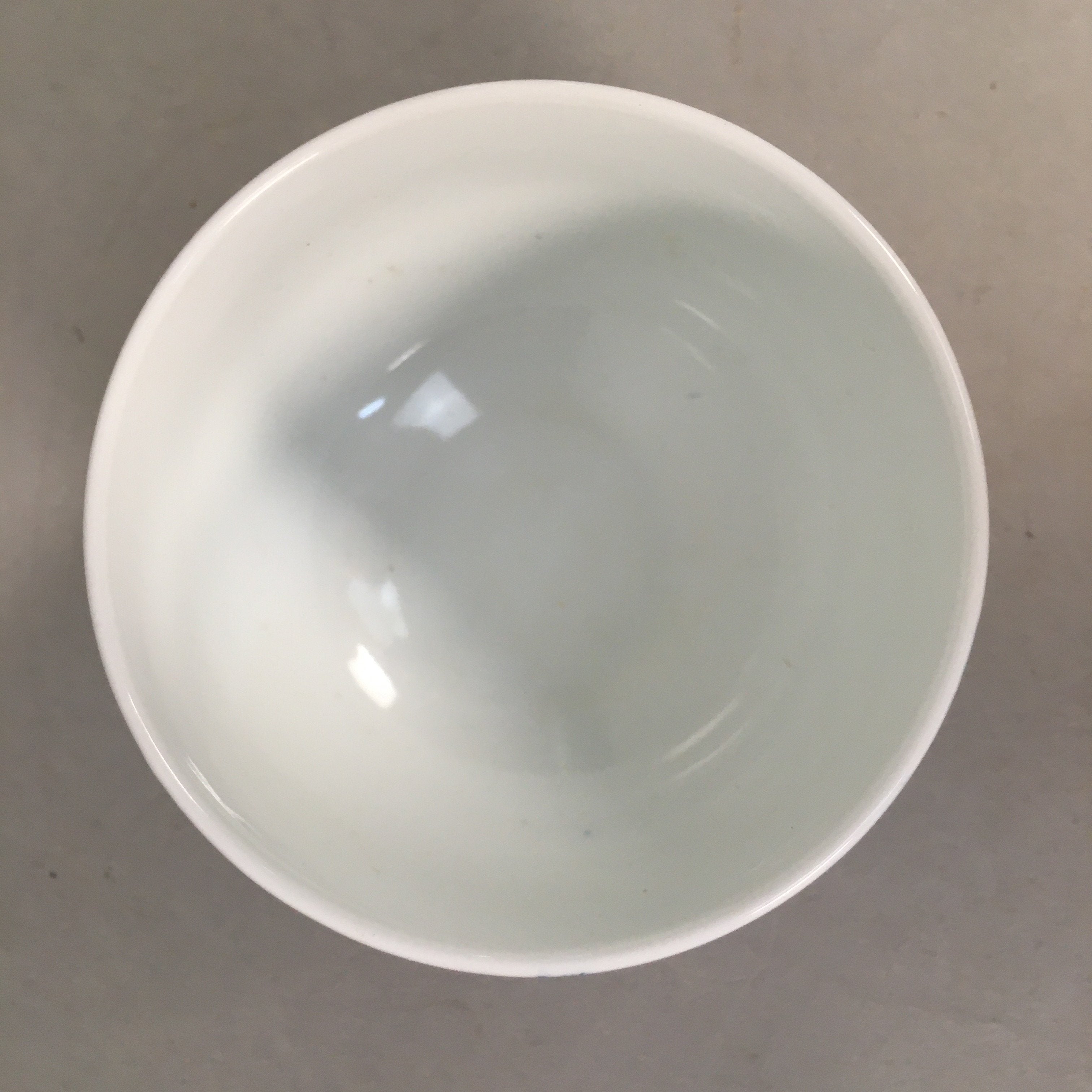 Japanese Porcelain Lidded Teacup Vtg Arita ware Yunomi Blue White Sencha PP417