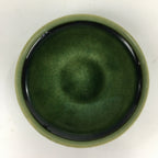 Japanese Porcelain Lidded Teacup Vtg Seto Akatsu Ware Oribe Glaze Sencha TC239