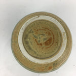 Japanese Porcelain Lidded Teacup Vtg Seto Akatsu Ware Oribe Glaze Sencha TC239