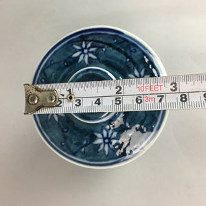 Japanese Porcelain Lidded Teacup Vtg Sometsuke Yunomi Blue White Sencha PT261