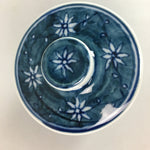 Japanese Porcelain Lidded Teacup Vtg Sometsuke Yunomi Blue White Sencha PT261