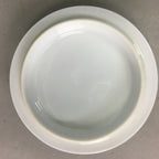 Japanese Porcelain Lidded Teacup Vtg Yunomi Arabesque Blue White Sometsuke QT79