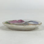Japanese Porcelain Miniature Plate Vtg Display Hand-drawn Kazari-zara PP915