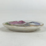 Japanese Porcelain Miniature Plate Vtg Display Hand-drawn Kazari-zara PP915