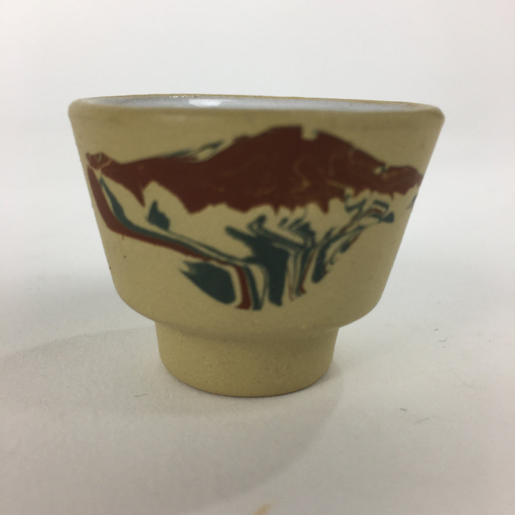 Japanese Porcelain Miniature Sake Cup 5pc Set Vtg Guinomi Tokkuri Ornament PP86