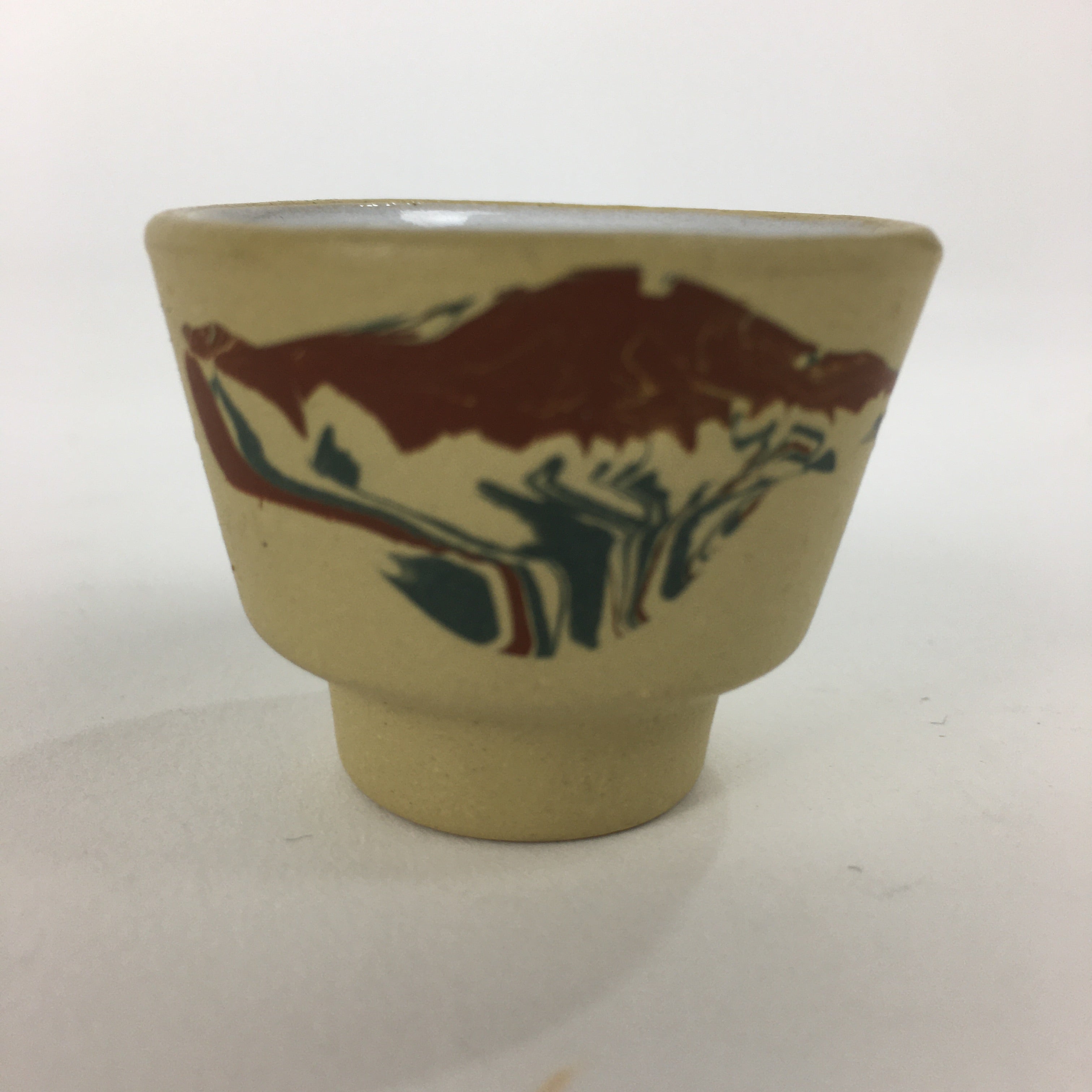 Japanese Porcelain Miniature Sake Cup 5pc Set Vtg Guinomi Tokkuri Ornament PP86