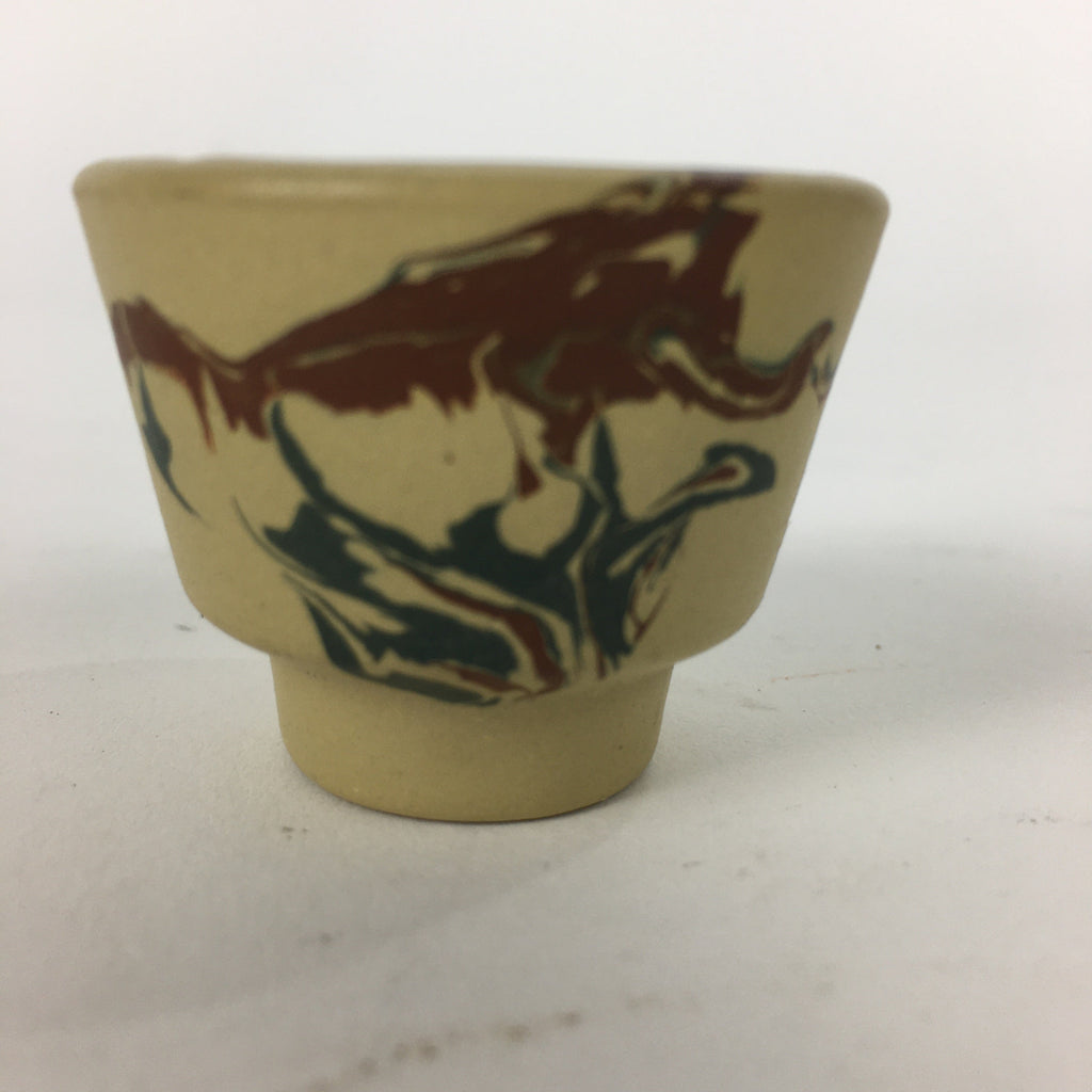 Japanese Porcelain Miniature Sake Cup 5pc Set Vtg Guinomi Tokkuri Ornament PP86