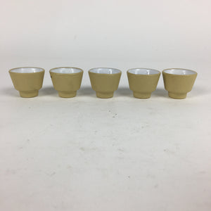 Japanese Porcelain Miniature Sake Cup 5pc Set Vtg Guinomi Tokkuri Ornament PP86