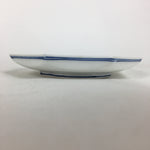 Japanese Porcelain Mino Ware Small Plate Kozara Vtg Blue Sometsuke Octagon PP667