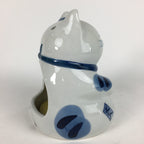 Japanese Porcelain Mosquito Coil Holder Vtg Beckoning Cat Maneki-Neko PP570